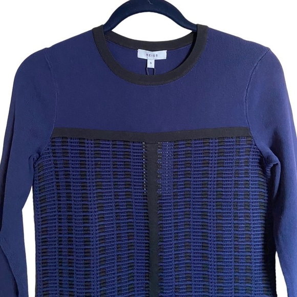 NWT Reiss Elsie Textured Knitted Bodycon Dress - Picture 4 of 8